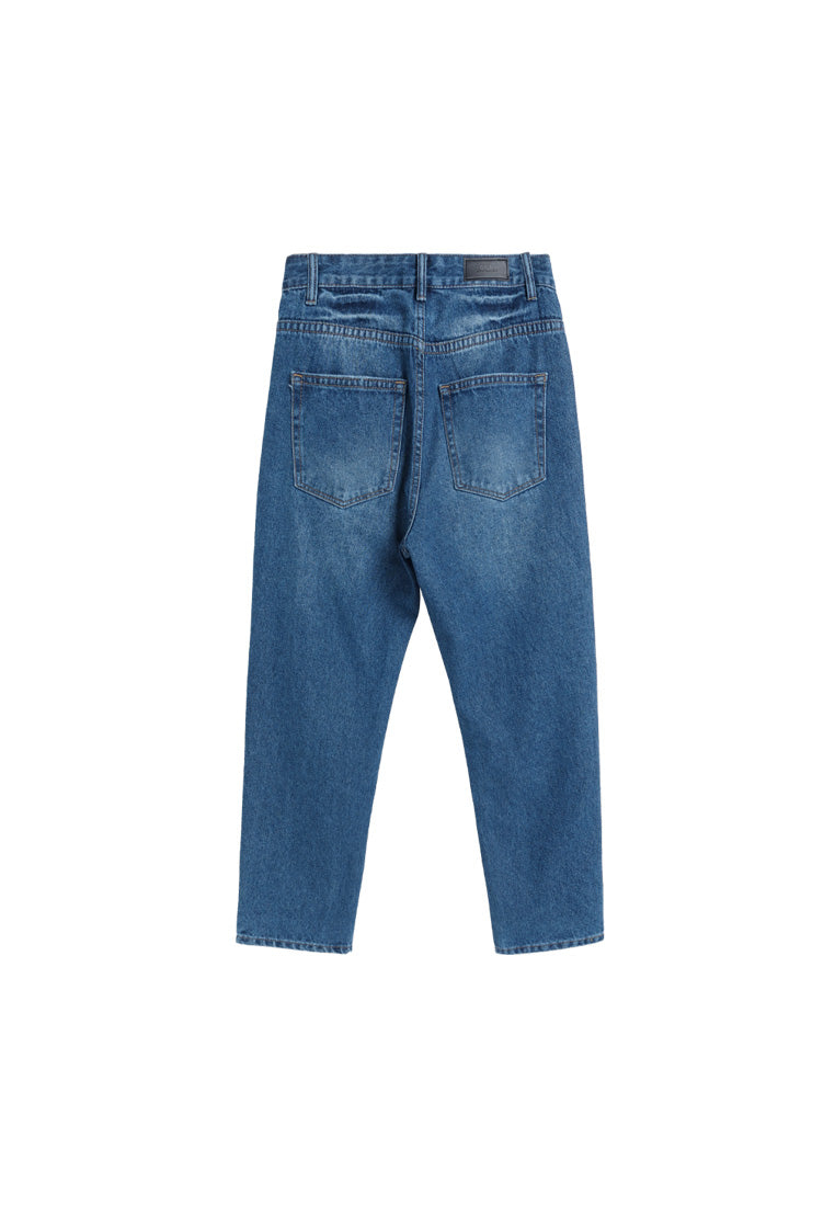 DRUM Classic Cat Whiskers Relaxed fit Jeans- Blue