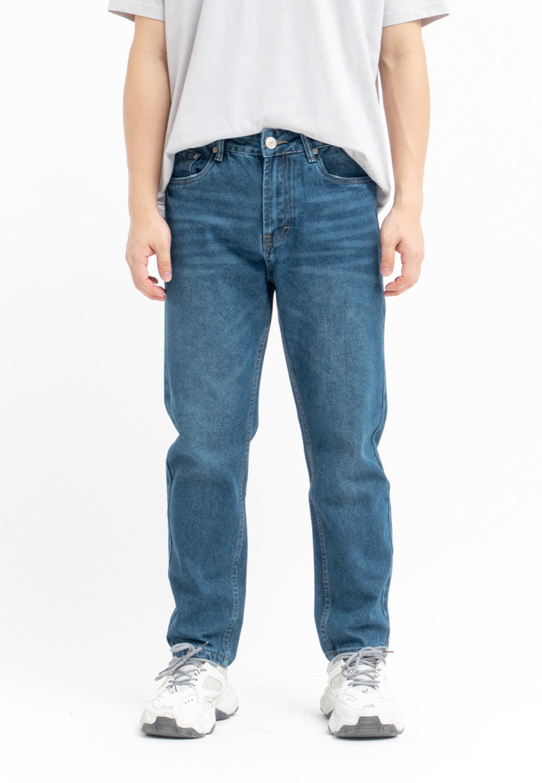 DRUM Classic Cat Whiskers Relaxed fit Jeans- Blue