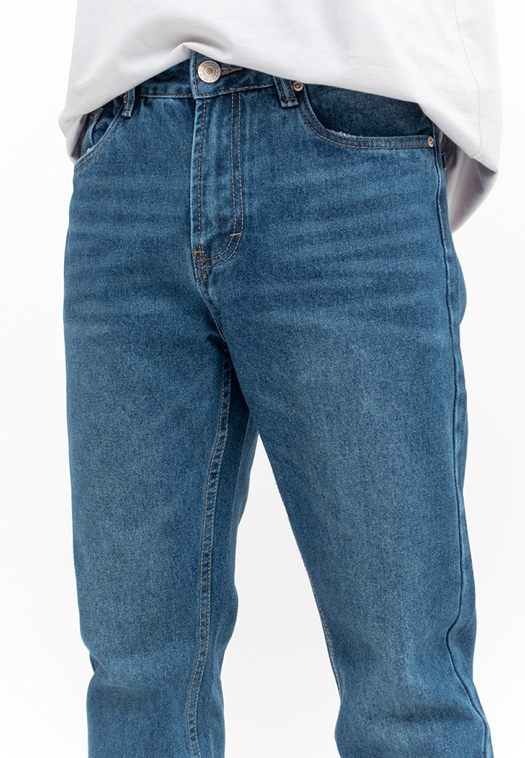 DRUM Classic Cat Whiskers Relaxed fit Jeans- Blue