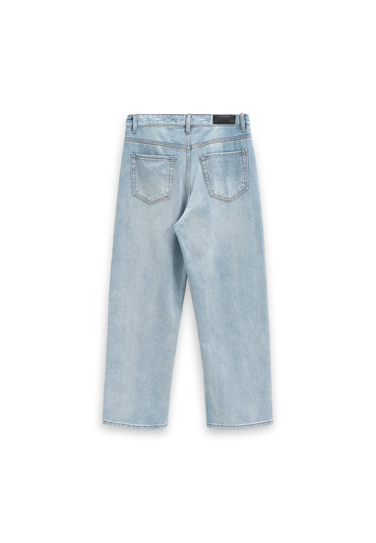 DRUM Washed Denim Straight Cut Jeans- Light Blue