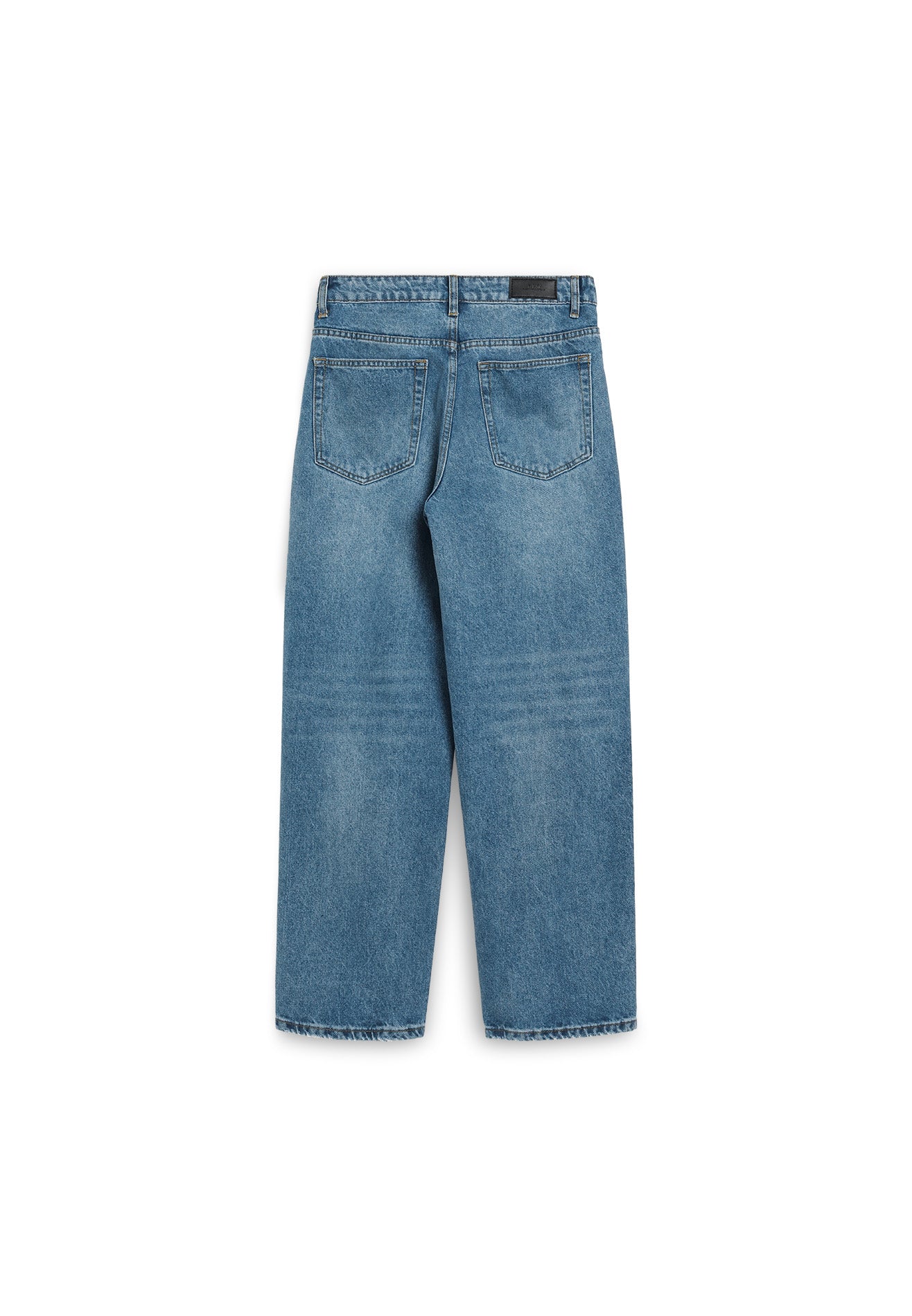 DRUM Washed Denim Straight Cut Jeans- Blue