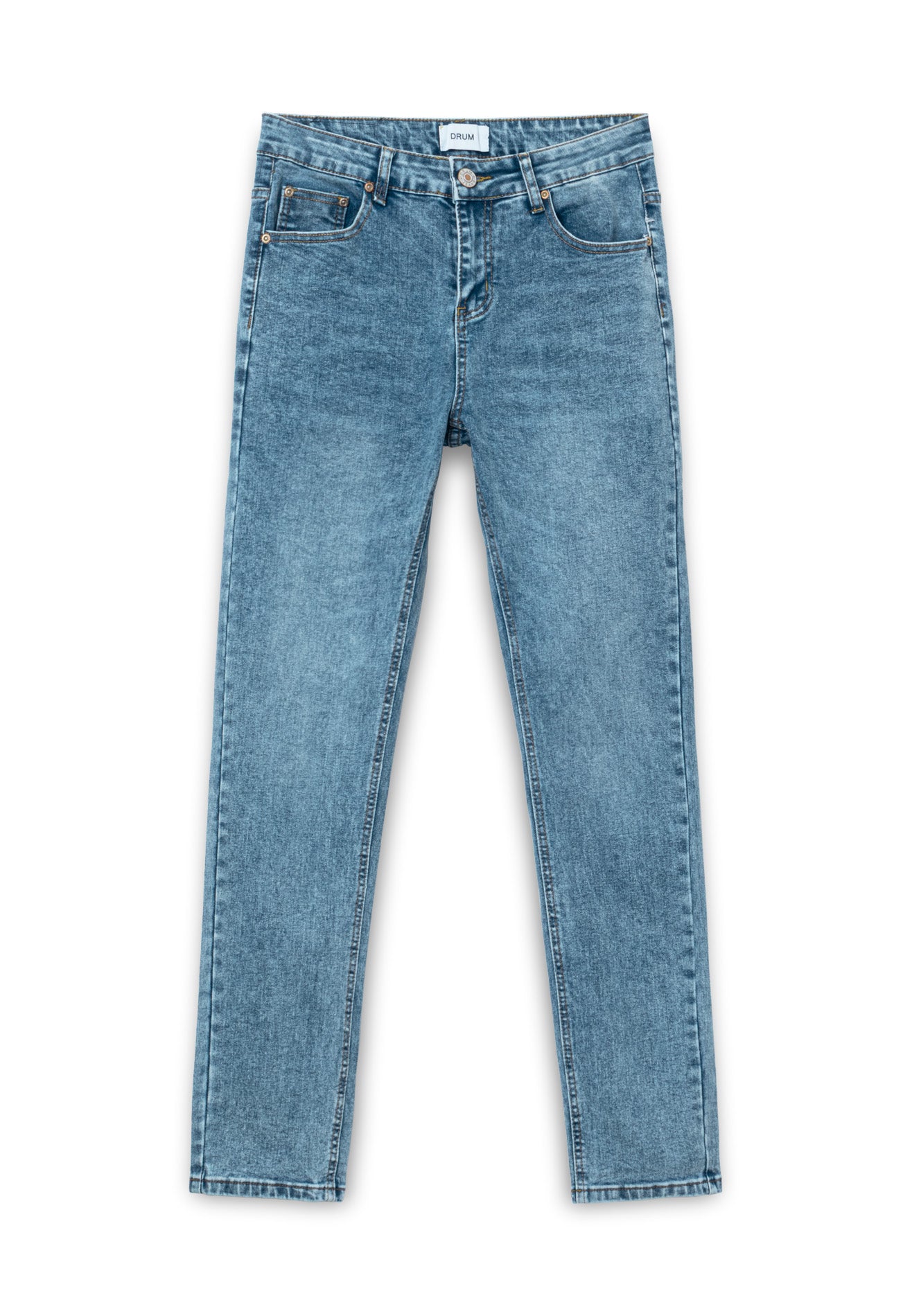 DRUM Classic Washed Details Slim fit Jeans- Blue