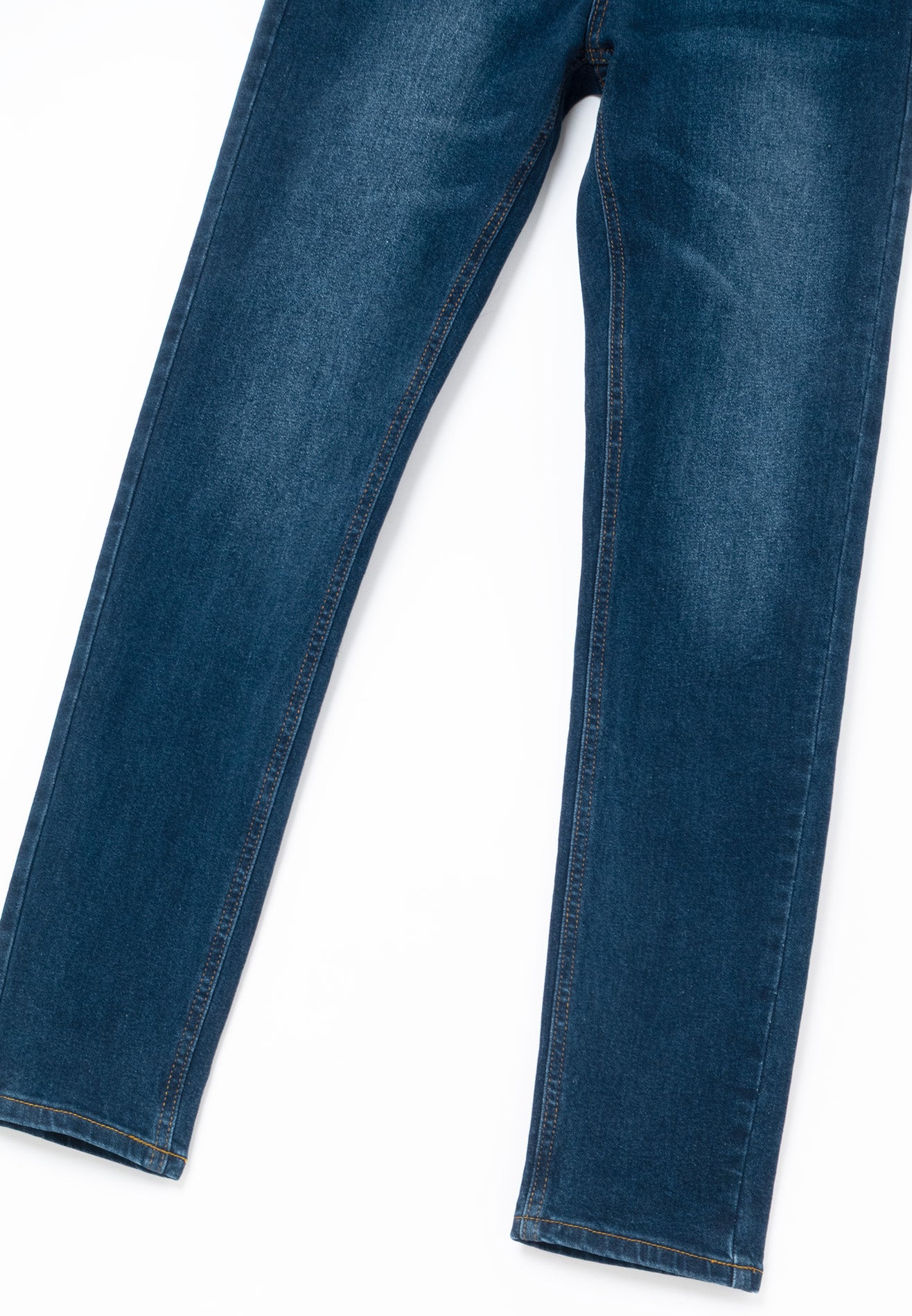 DRUM Cat Whiskle Washed Details Slim fit Jeans- Dark Blue