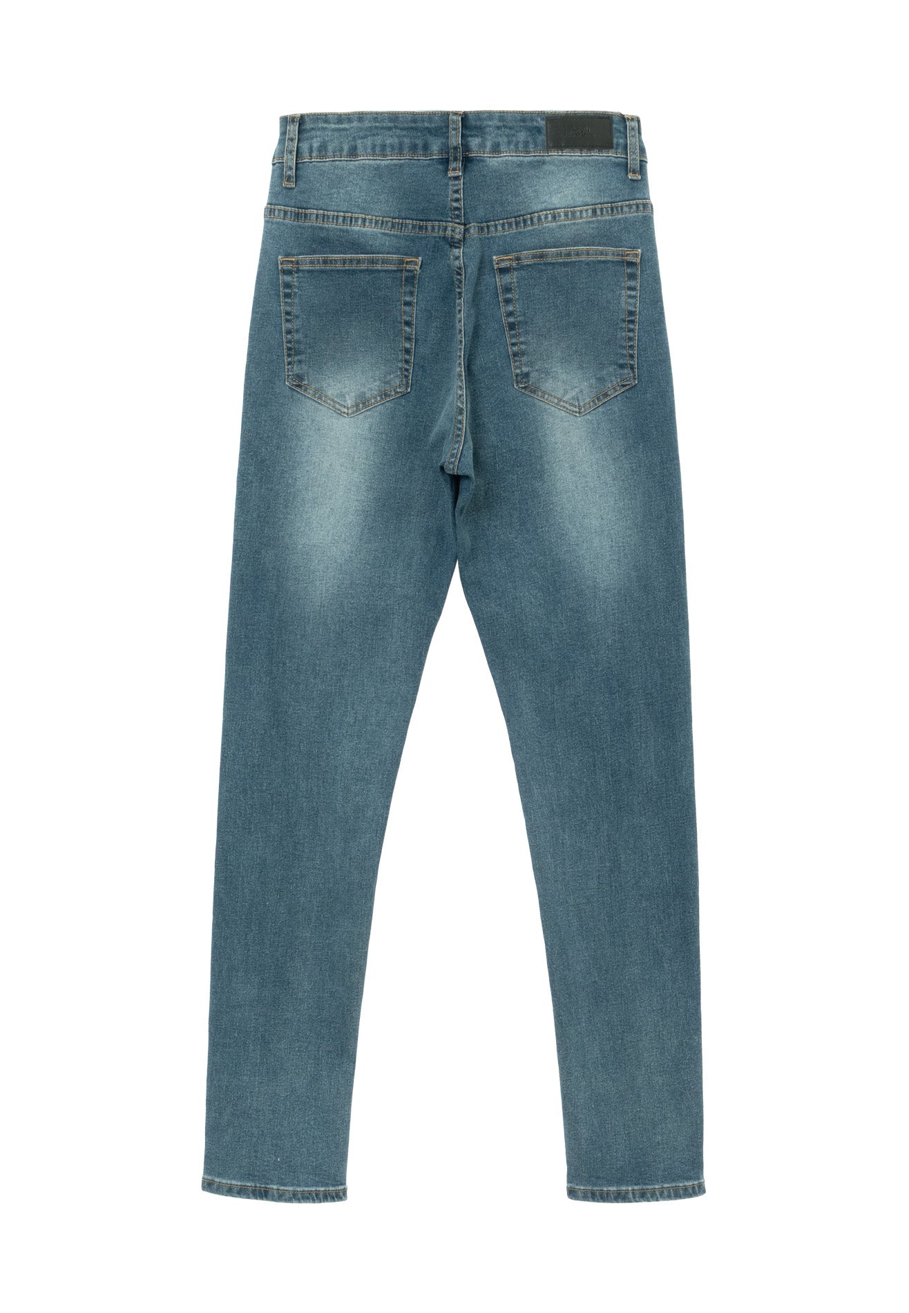 DRUM Cat Whiskle Washed Details Slim fit Jeans- Grey Blue