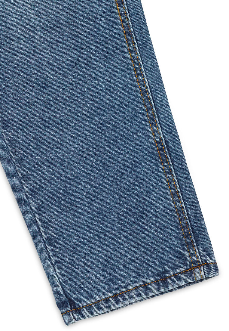 DRUM Classic Scratch Relaxed fit Jeans- Blue