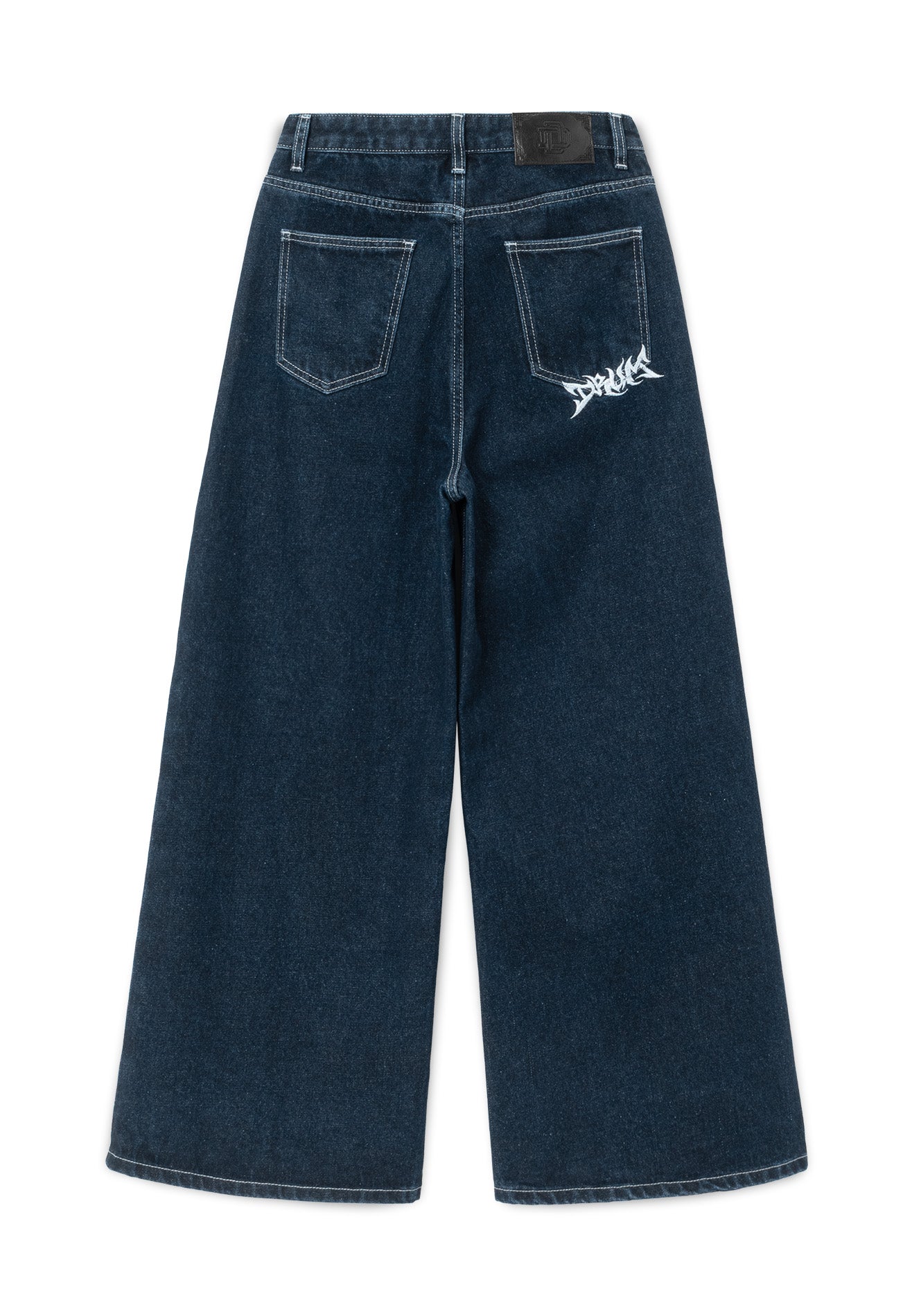 DRUM S. Women Baggy Long Jeans- Dark Blue