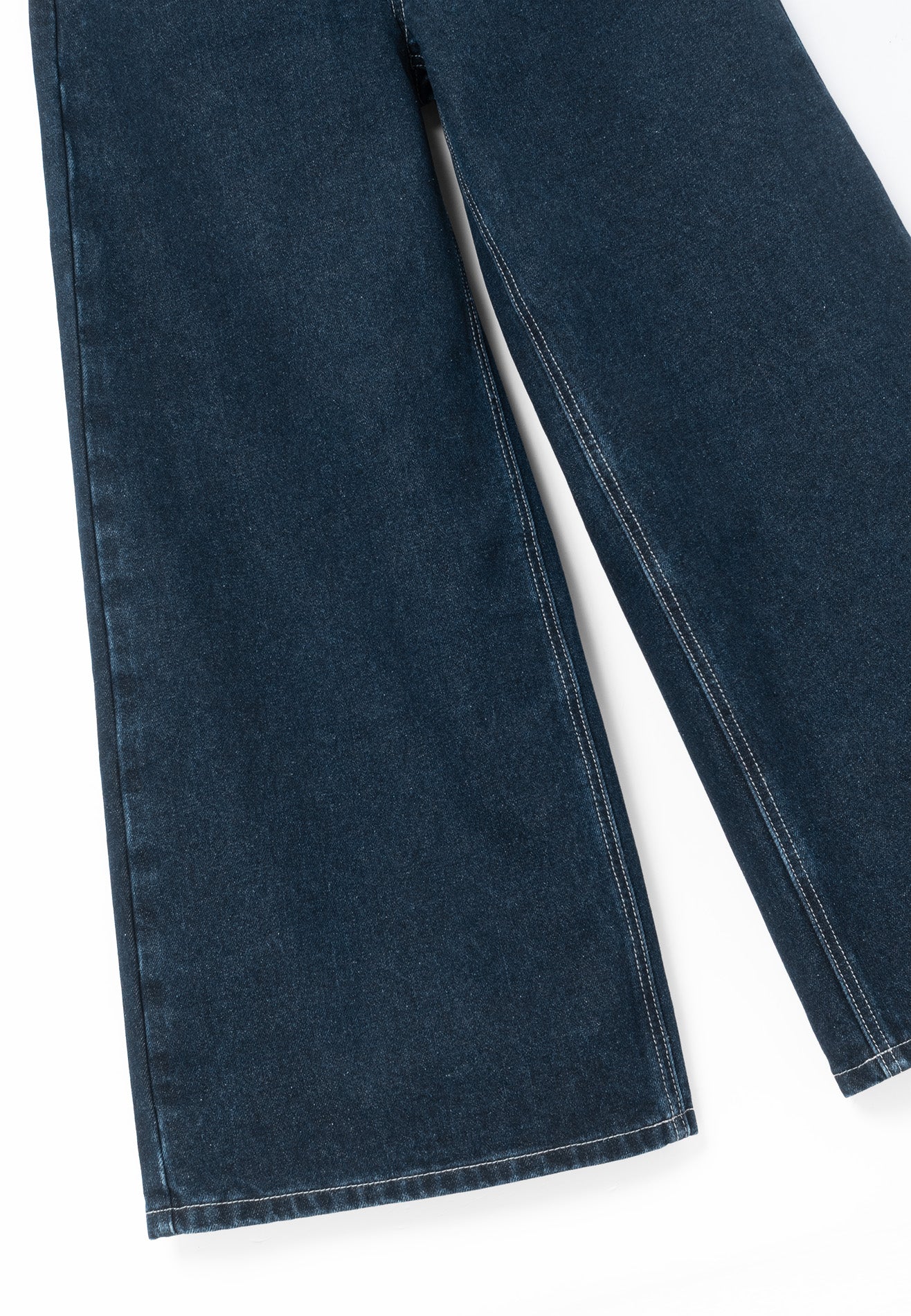 DRUM S. Women Baggy Long Jeans- Dark Blue