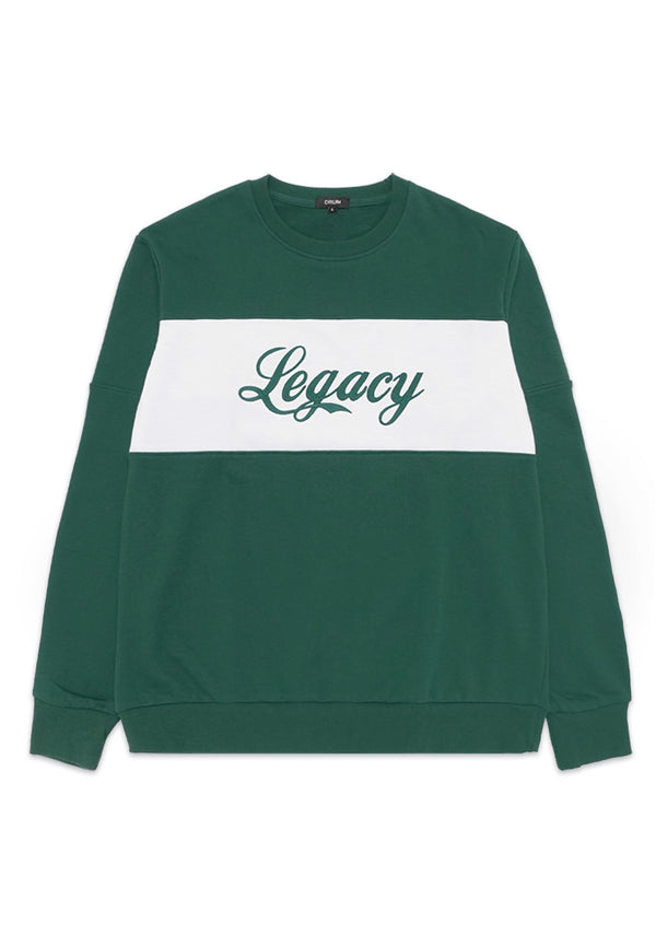 DRUM Legacy Embroidery Jumper- Green