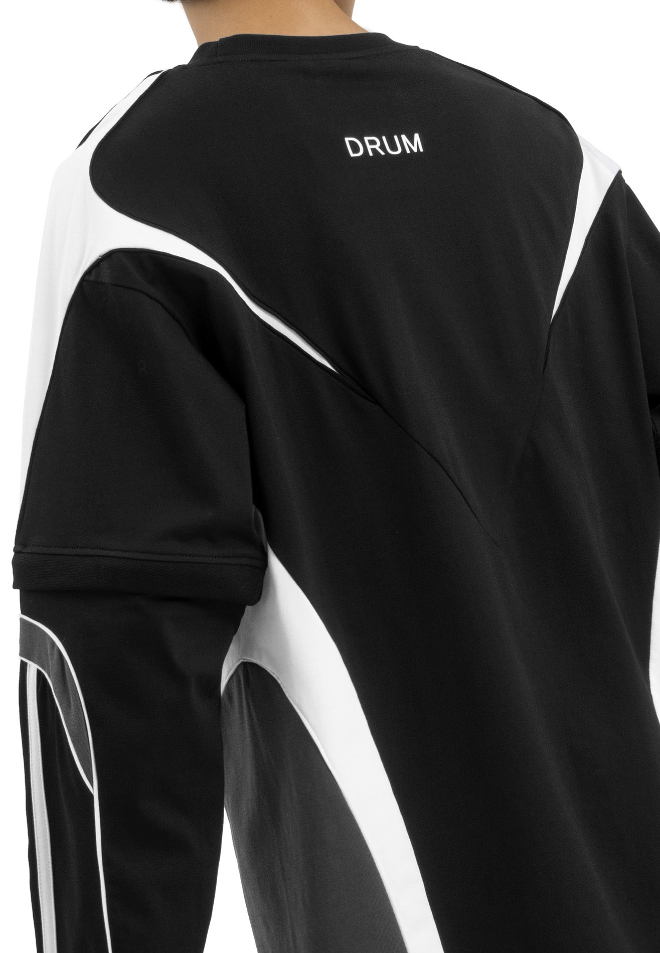 Select Racing Collection Detachable Sleeve Jumper Tee - Black