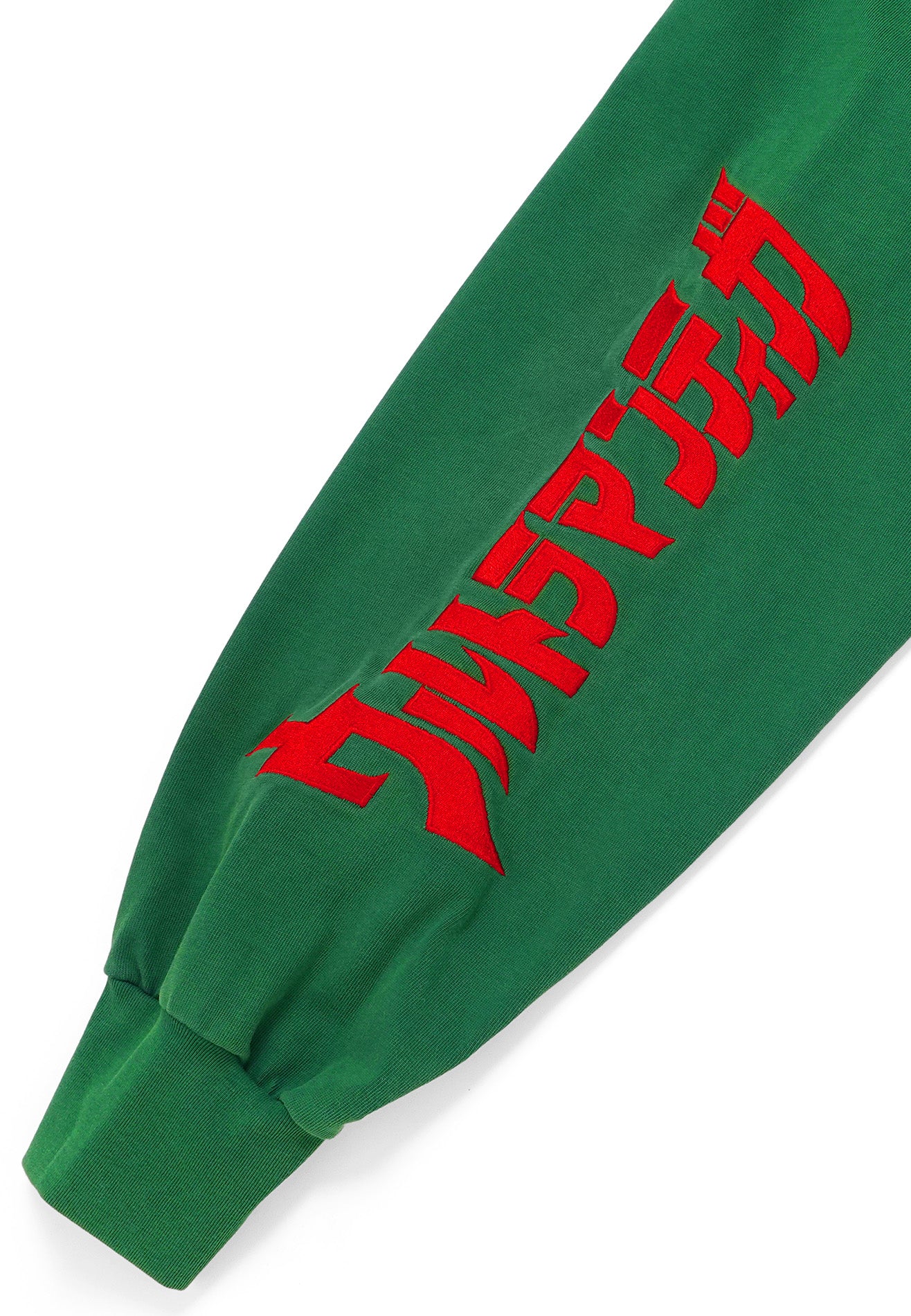 DRUM | ULTRAMAN Hibiscus Icon Stone Wash Oversized Jumper- Green