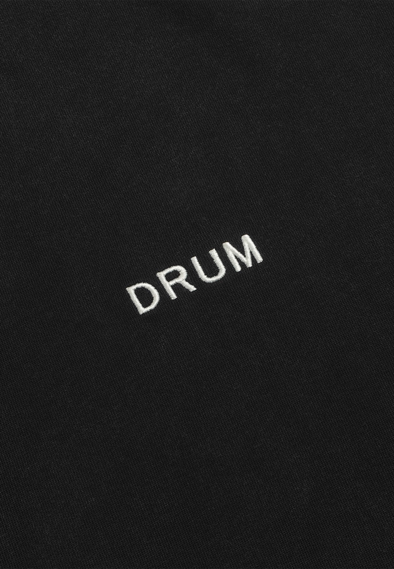 DRUM | ULTRAMAN Hibiscus Icon Stone Wash Oversized Jumper- Black