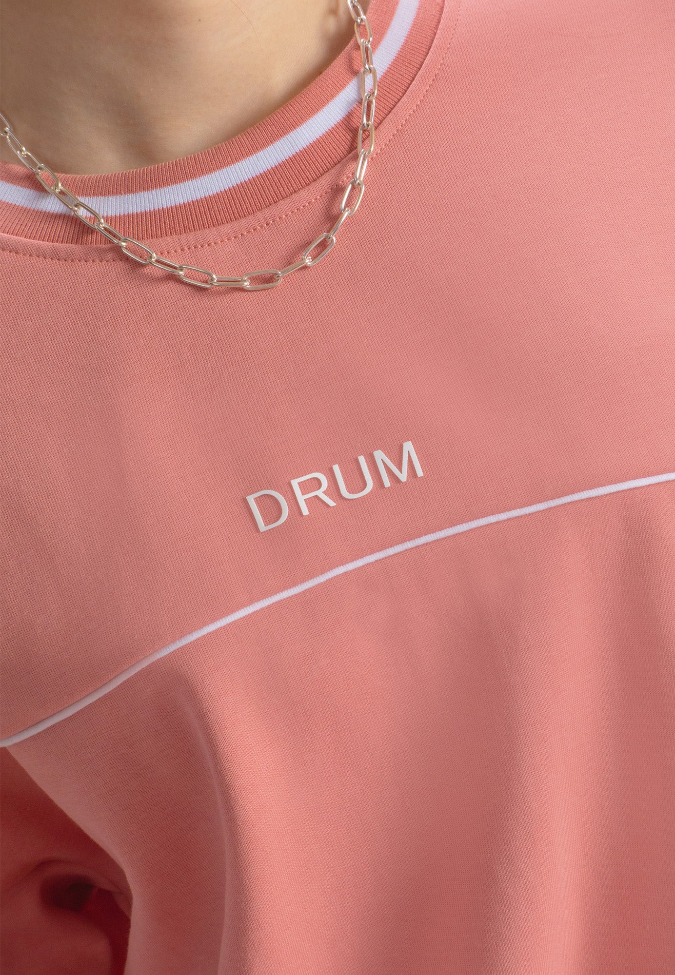 DRUM SELECT Women Oversized Drawstring Jumper - Pink