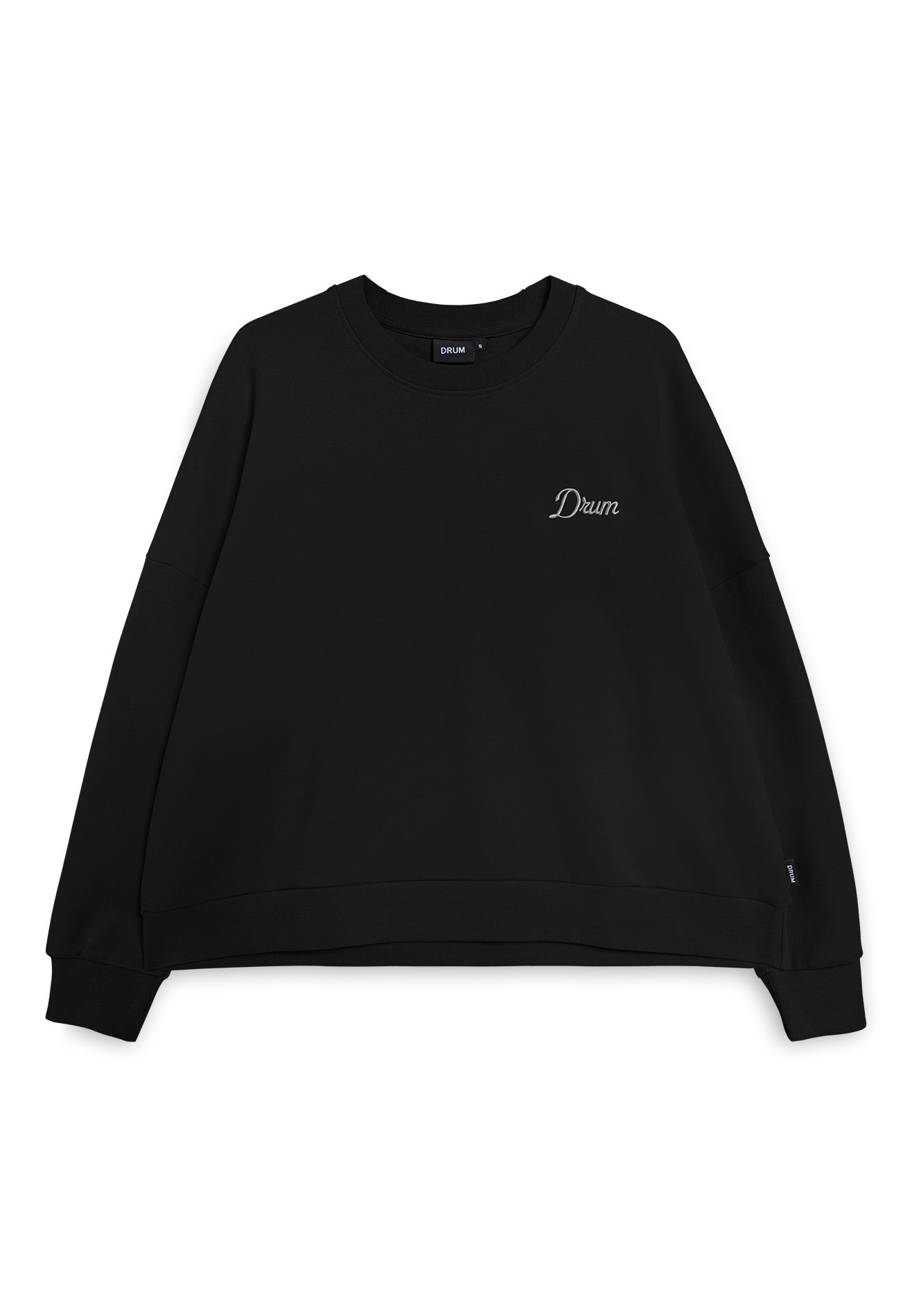 SELECT Women Oversized Reflective Jumper - Black