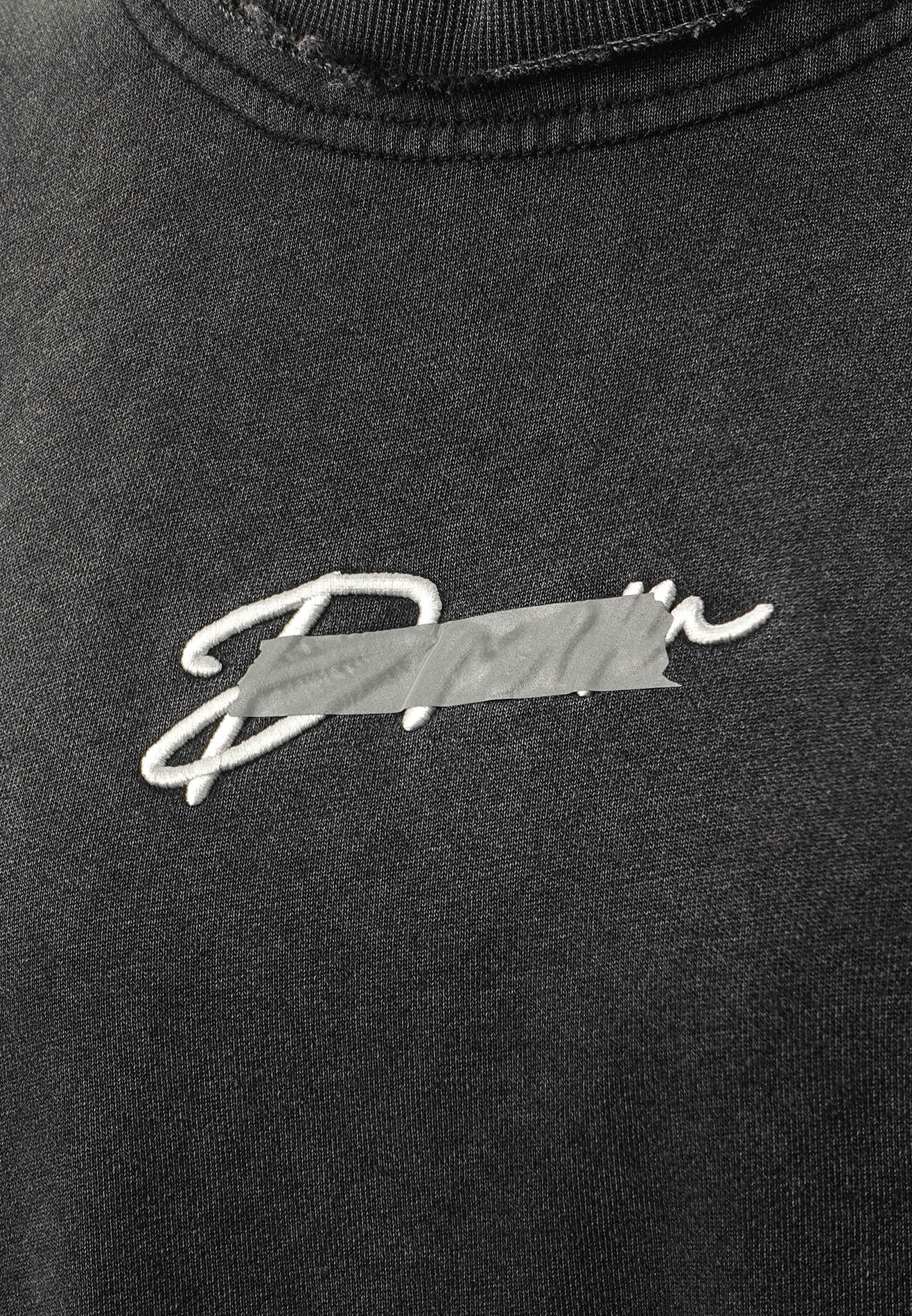 DRUM Select Reflective Tape Embroidery Jumper- Black