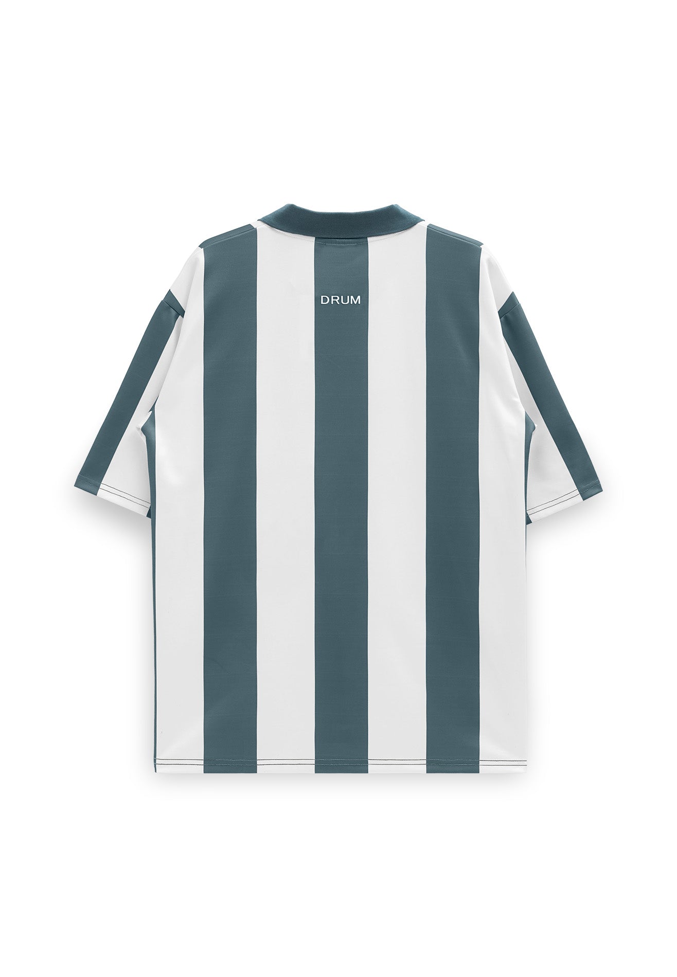 SELECT Vertical Stripe Polo Jersey- Blue