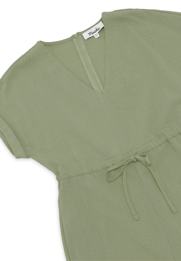 Classic Short Jumpsuit- Green