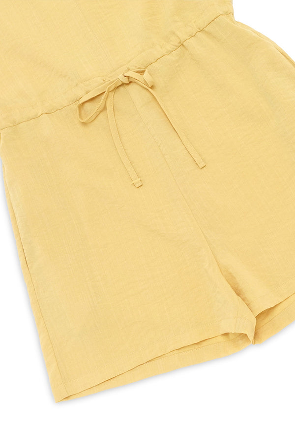 Classic Short Jumpsuit- Yellow