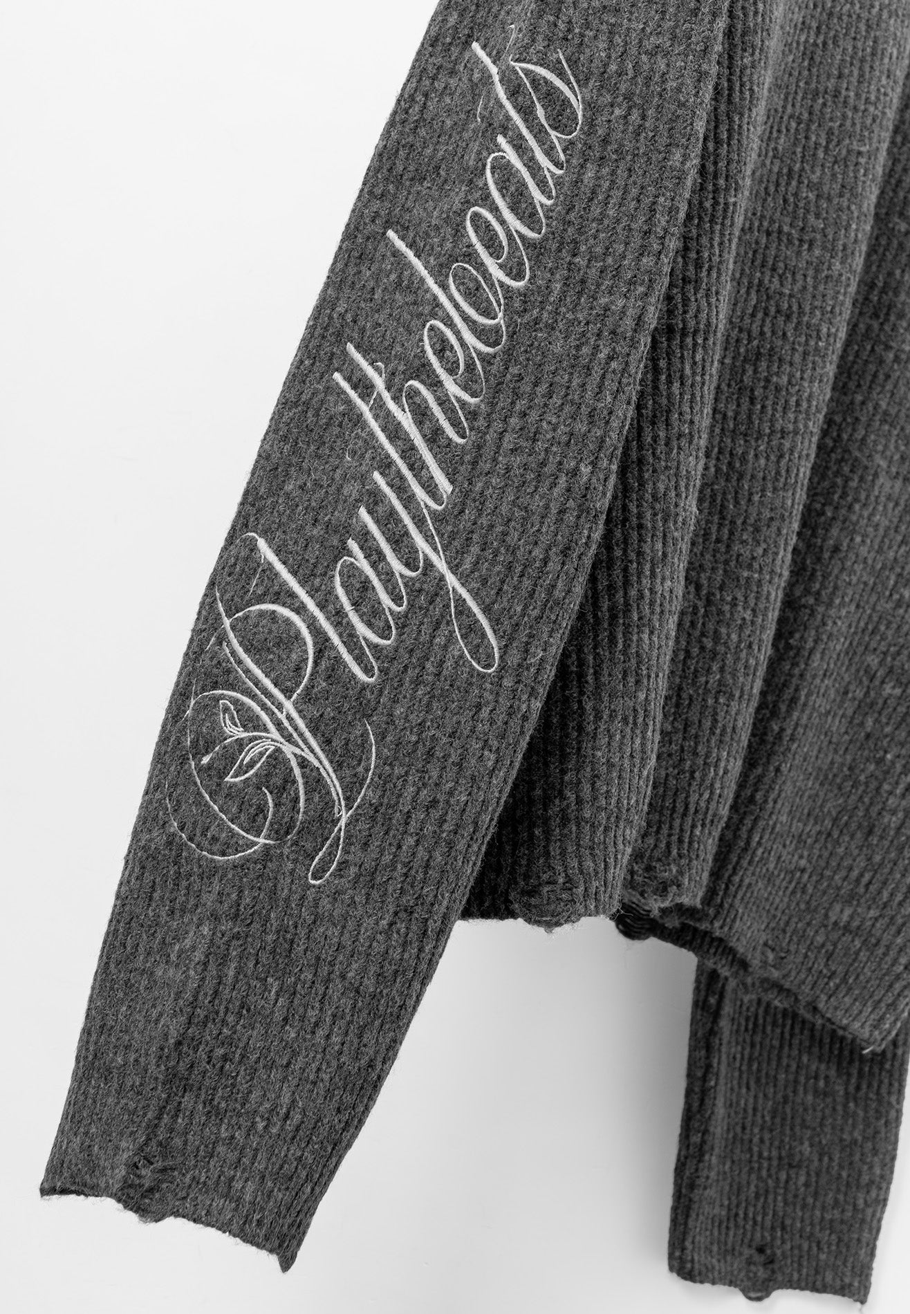 DRUM S. 80's Workshop Edition Knitted Jumper- Dark Grey