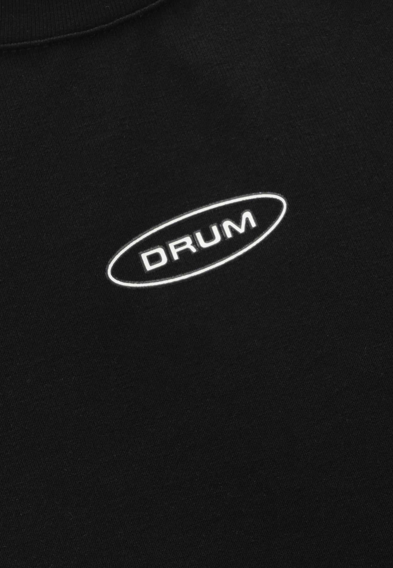 DRUM E. Women Checked Raglan Sleeve Top- Black