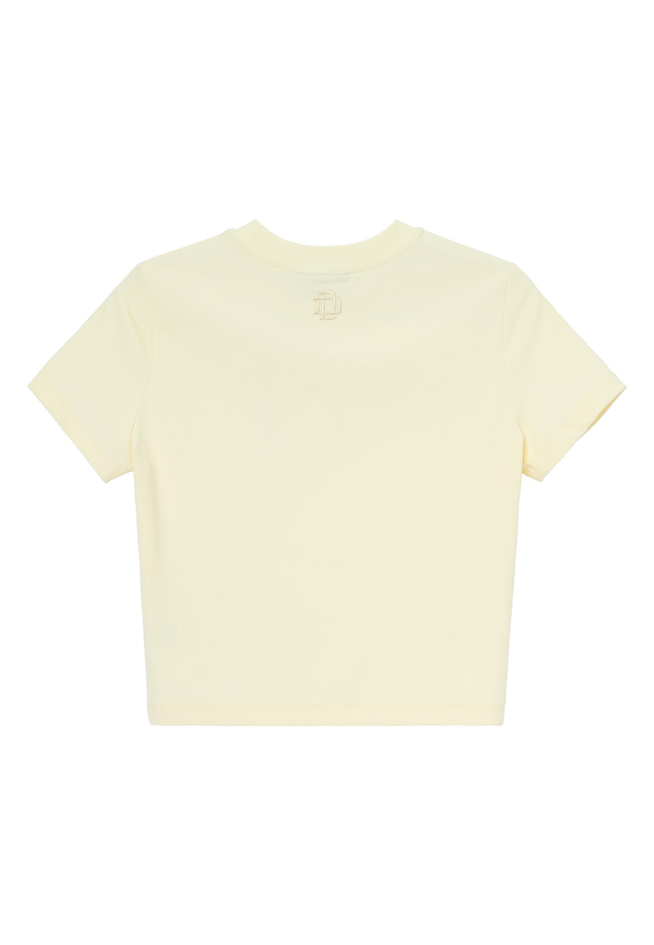 DRUM E. Women Logo Embroidery Top- Beige