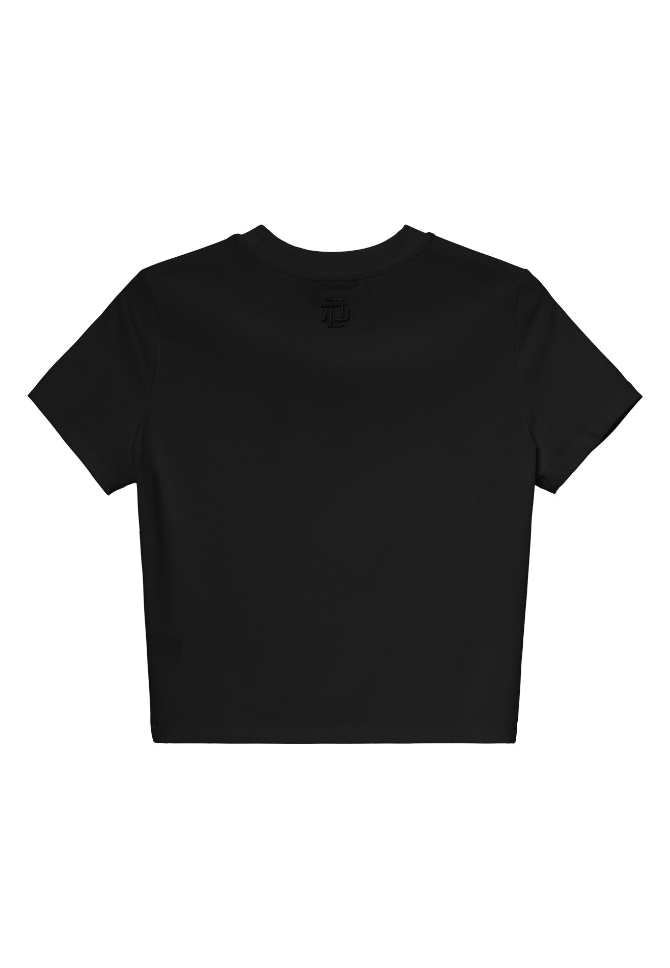 DRUM E. Women Logo Embroidery Top- Black