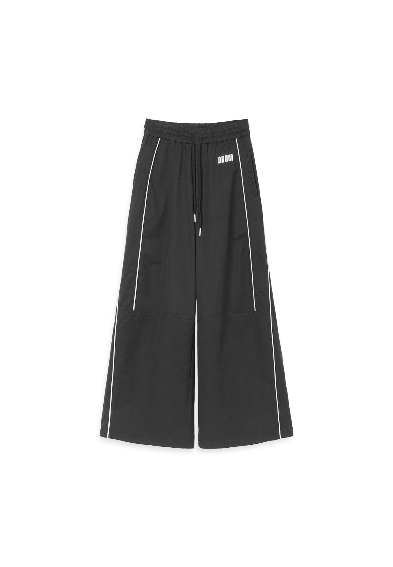 SELECT Ladies Reflective details Baggy Long Pants- Dark Grey