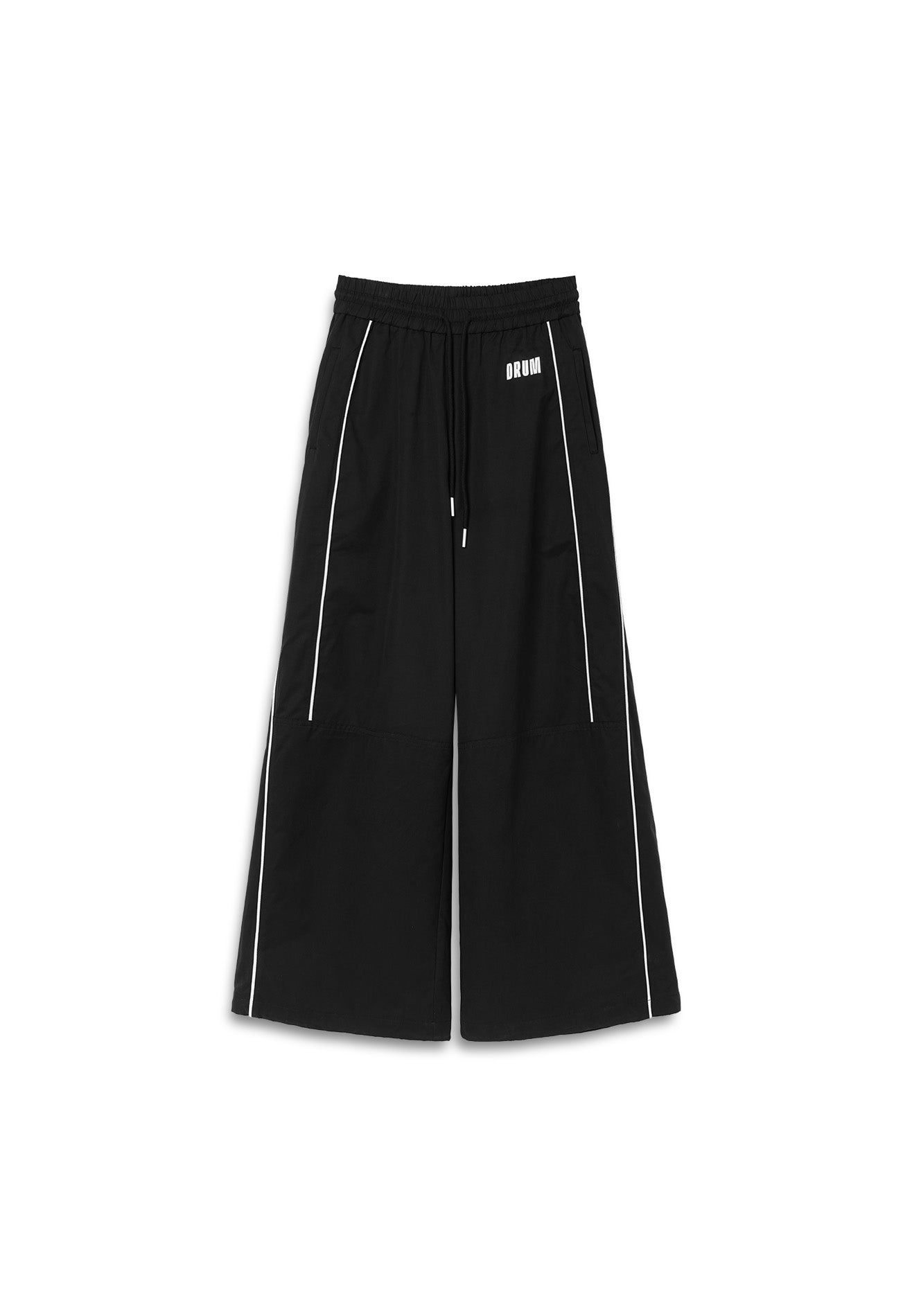 SELECT Ladies Reflective details Baggy Long Pants- Black
