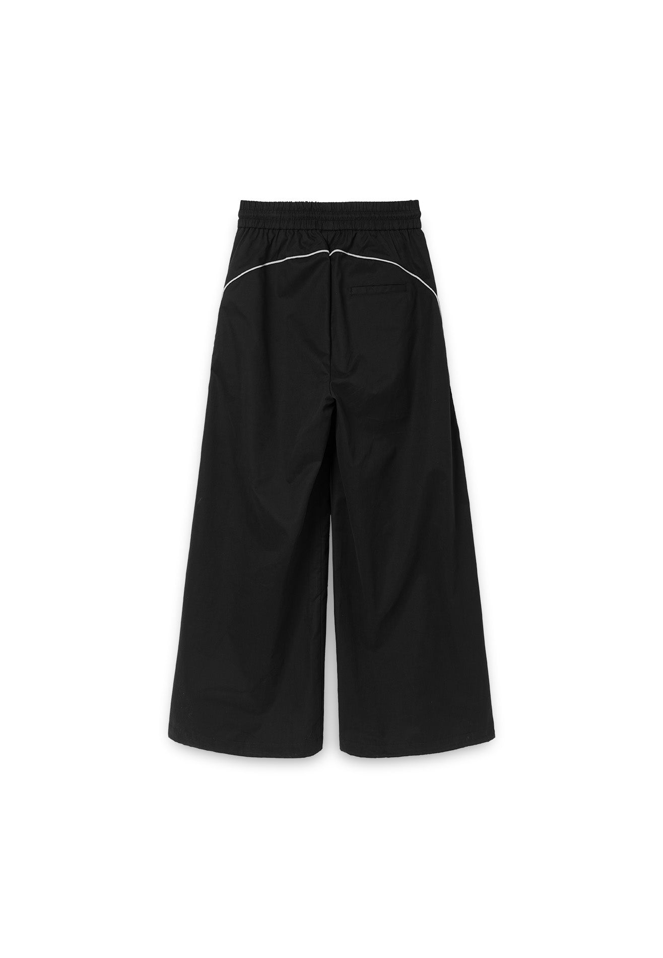 SELECT Ladies Reflective details Baggy Long Pants- Black