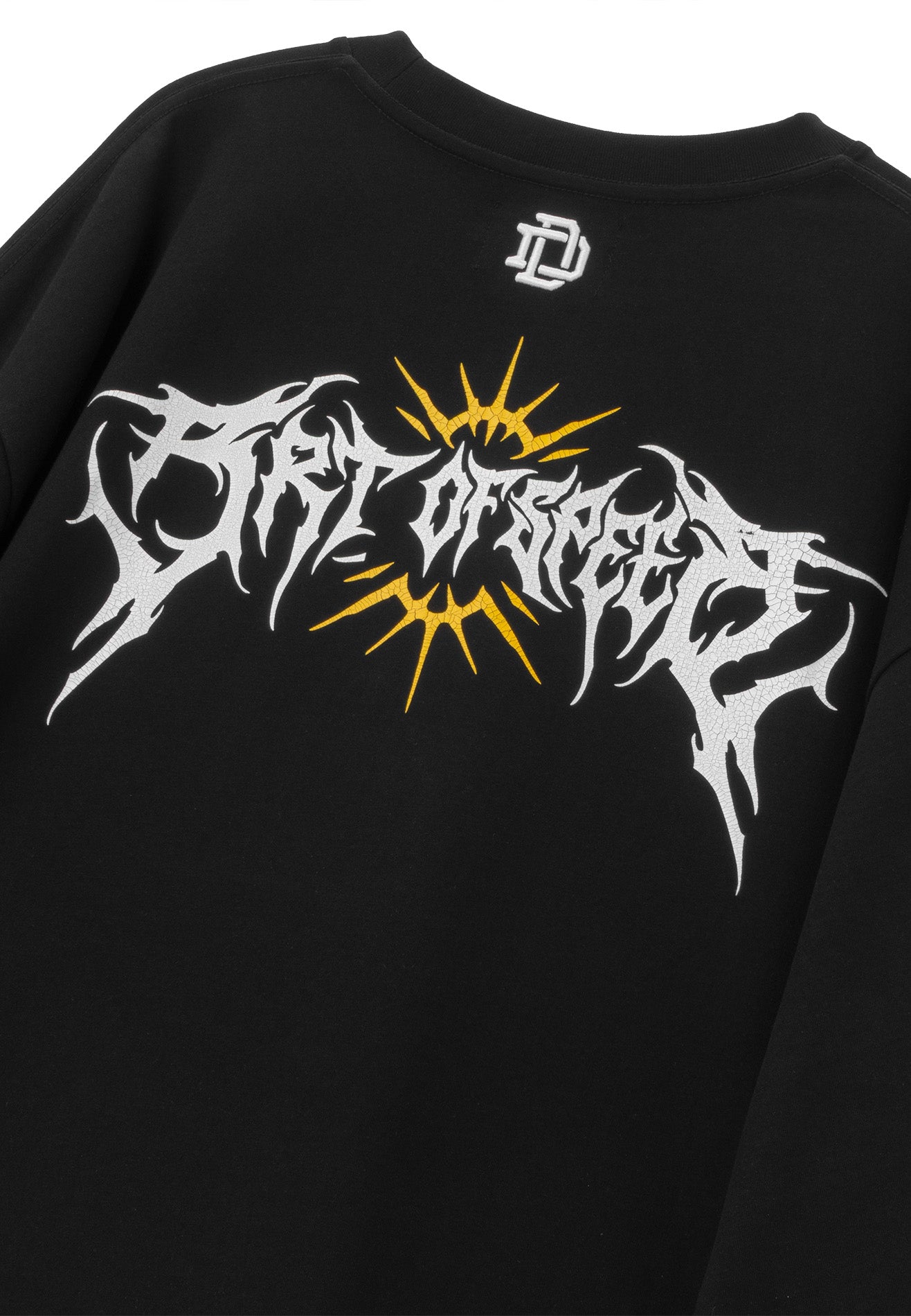 DRUM X AOS Trible Graphic Long Sleeve Tee- Black