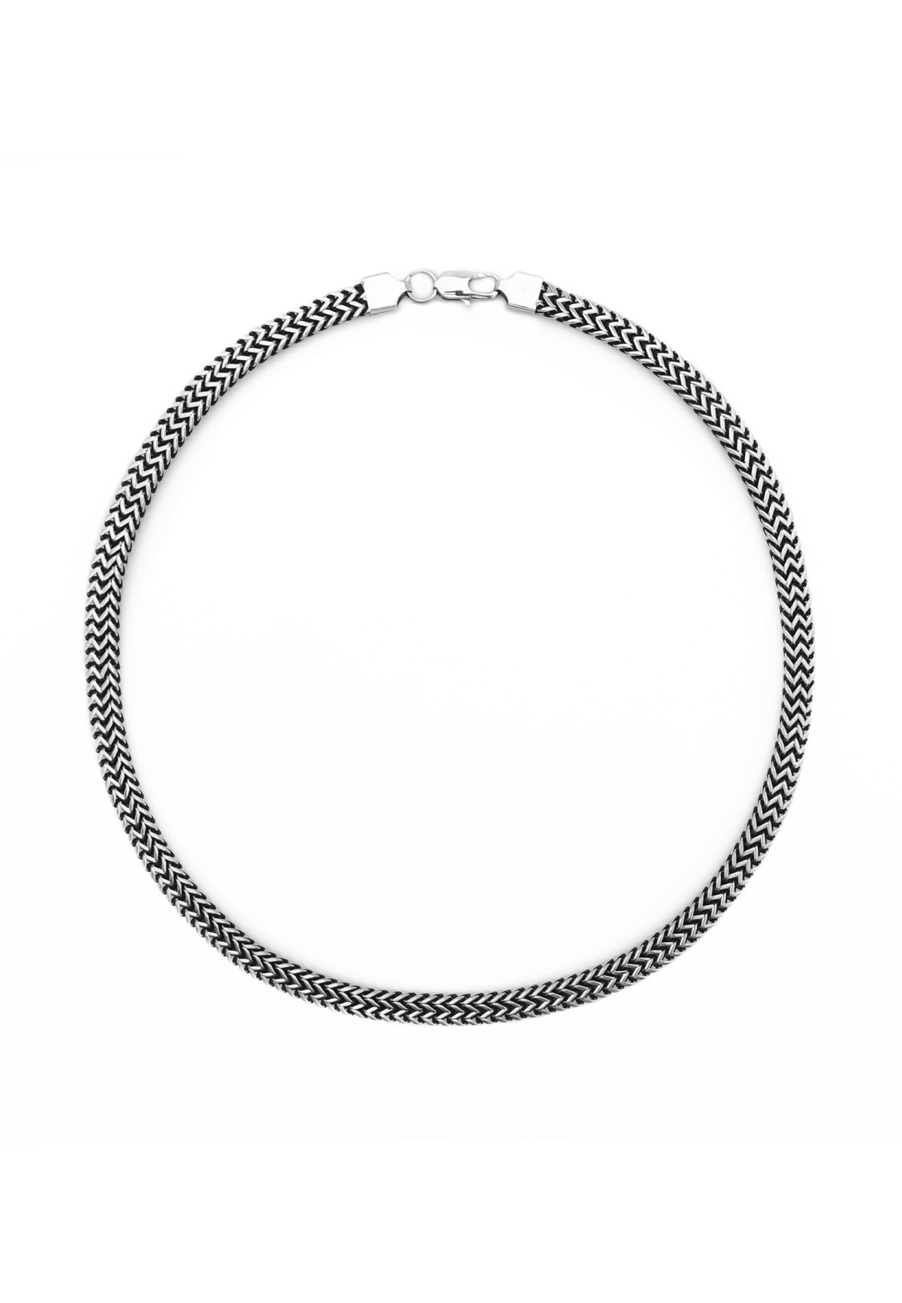 Double layer Mesh Stainless Steel Necklace