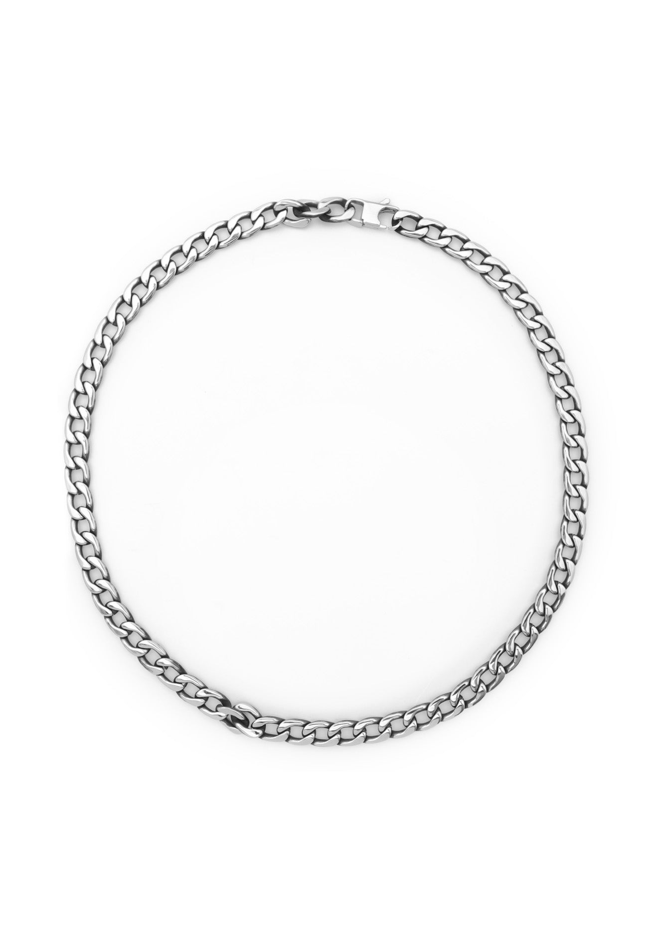Curb Chain Stainless Steel Necklace