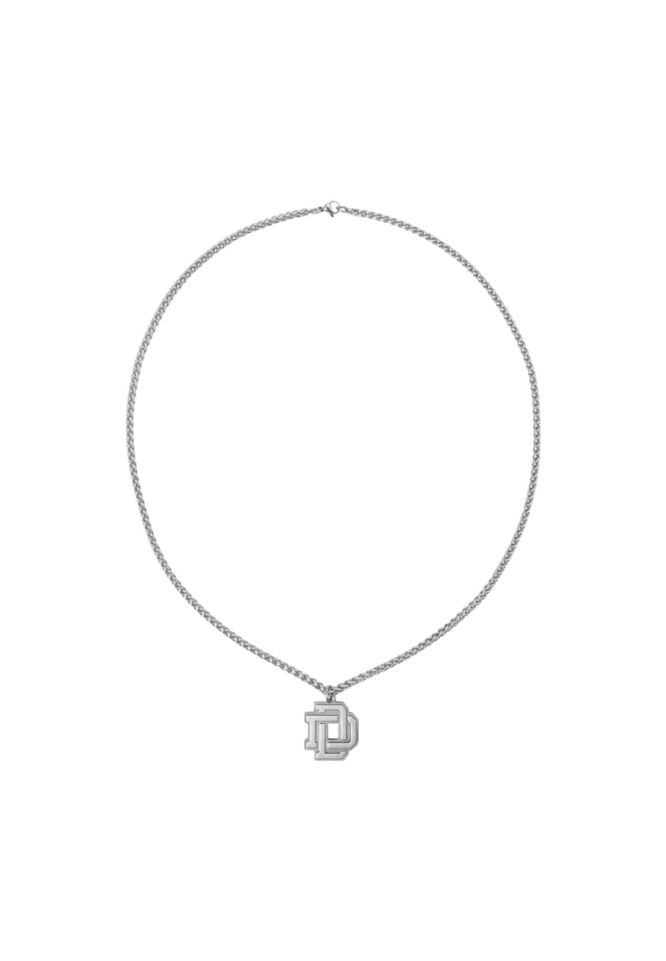 DRUM S. D Charm Rope Chain Stainless Steel Necklace