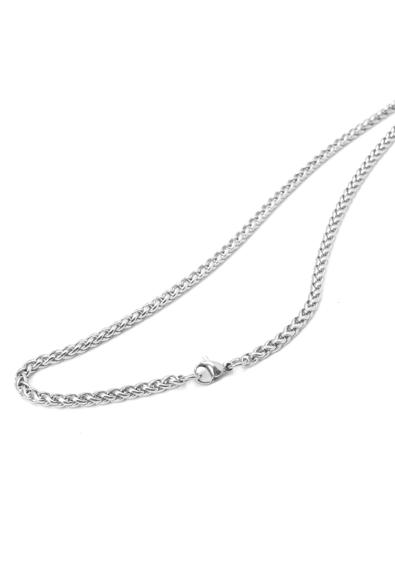 DRUM S. D Charm Rope Chain Stainless Steel Necklace