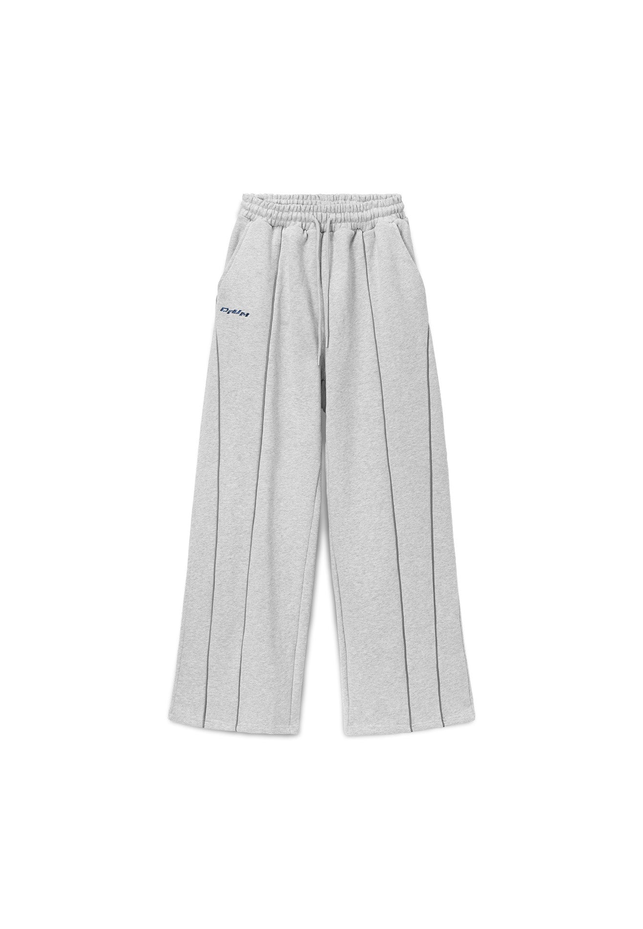 DRUM S. Pipping details Sweatpants- Light Grey