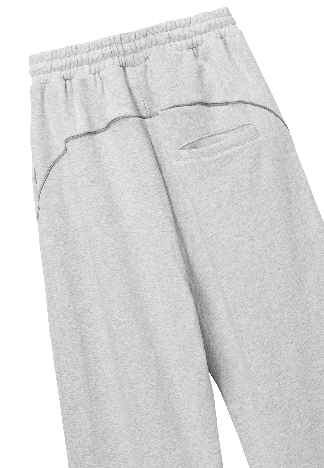 DRUM S. Pipping details Sweatpants- Light Grey