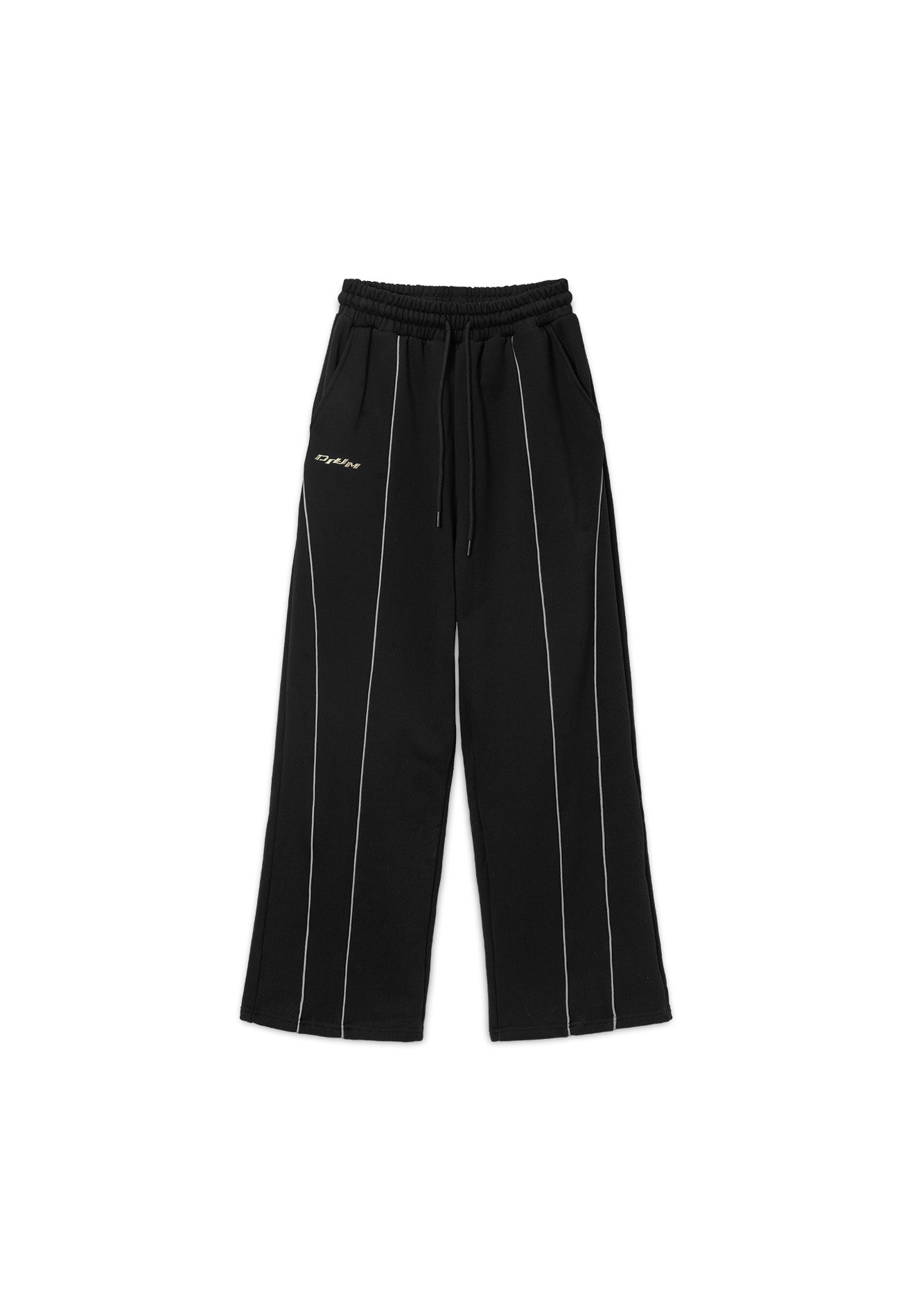 DRUM S. Pipping details Sweatpants- Black
