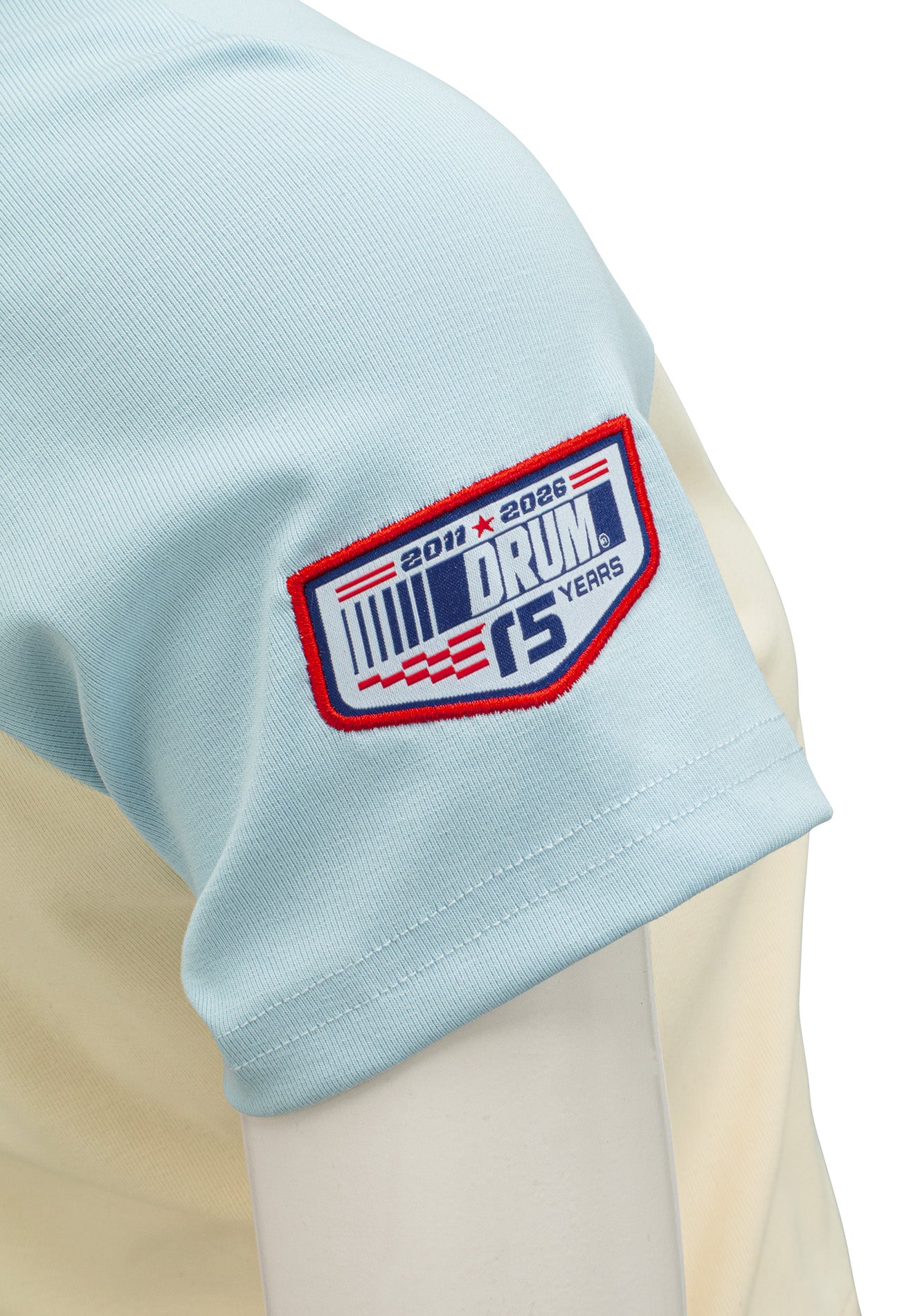 DRUM S. Women Raglan Details Polo Crop Top- Beige