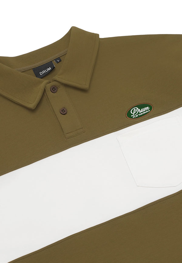 DRUM SELECT Pocket Tee- Army Green