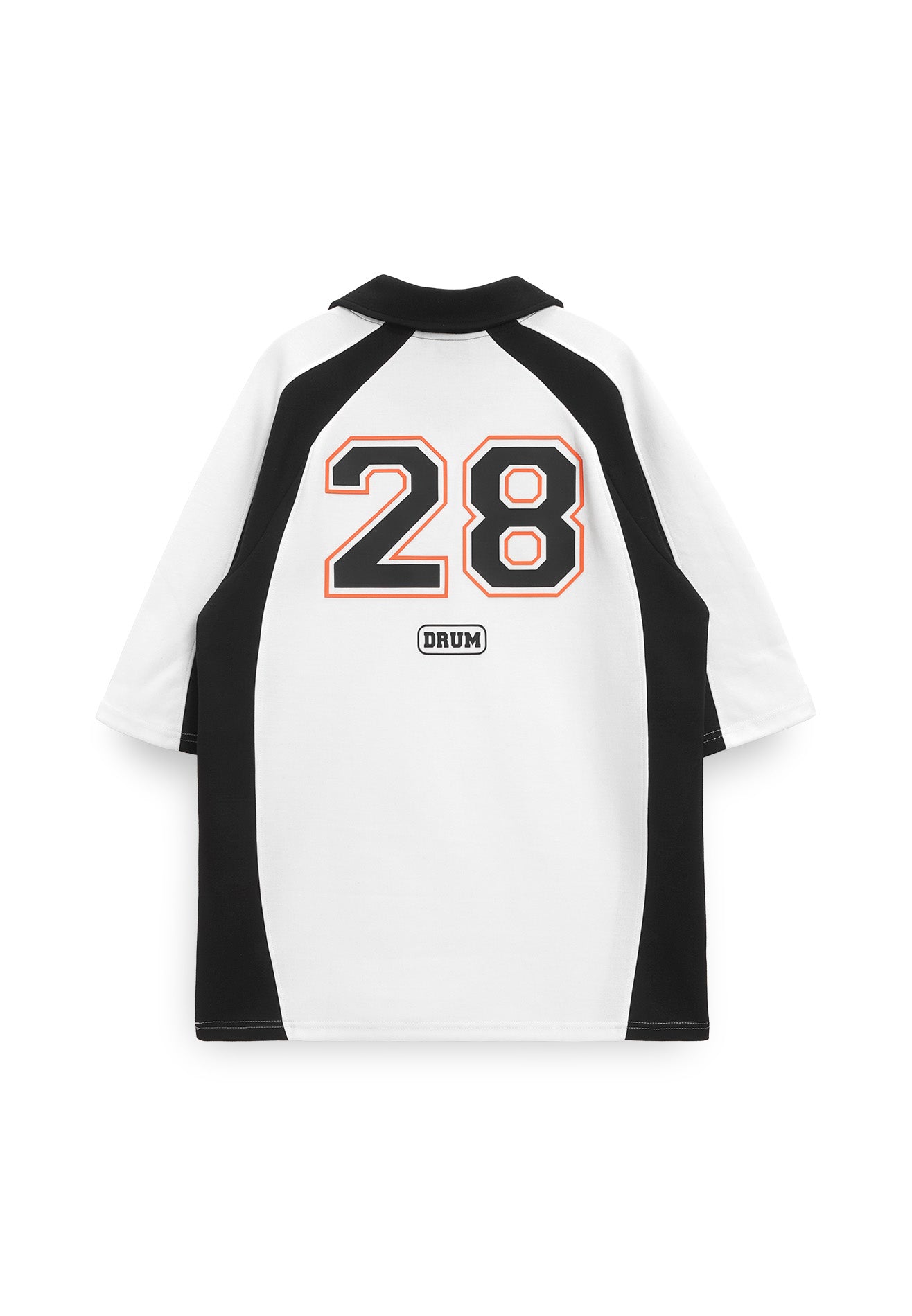 SELECT High Density Print 28 Polo Tee - White