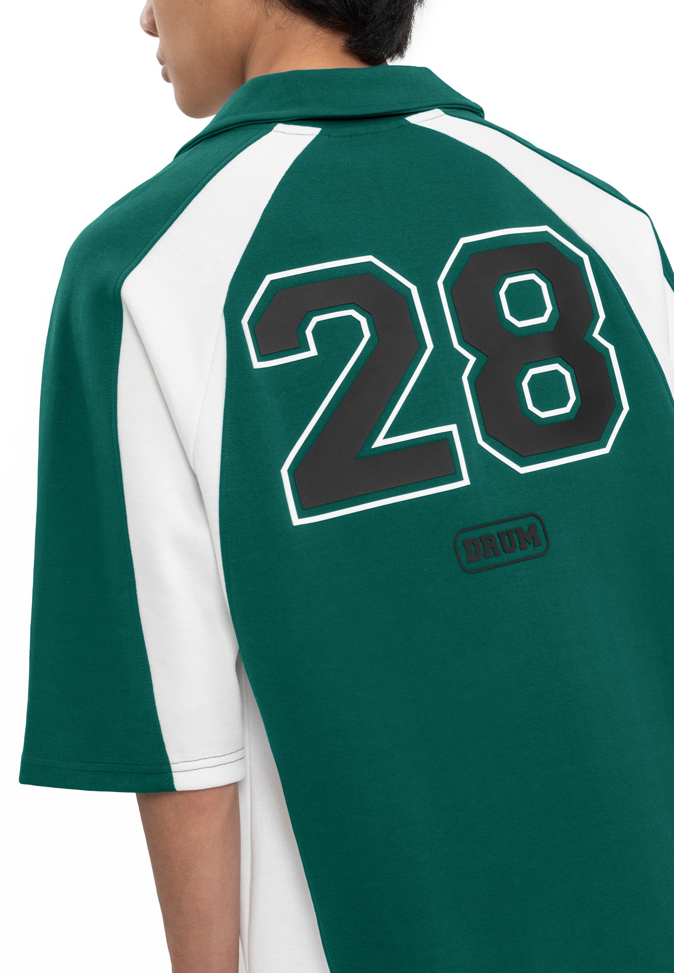 SELECT High Density Print 28 Polo Tee - Dark Green