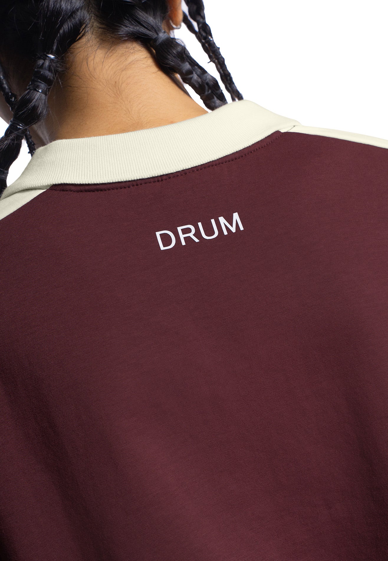 SELECT Women Racing Collection Polo Crop Top- Maroon