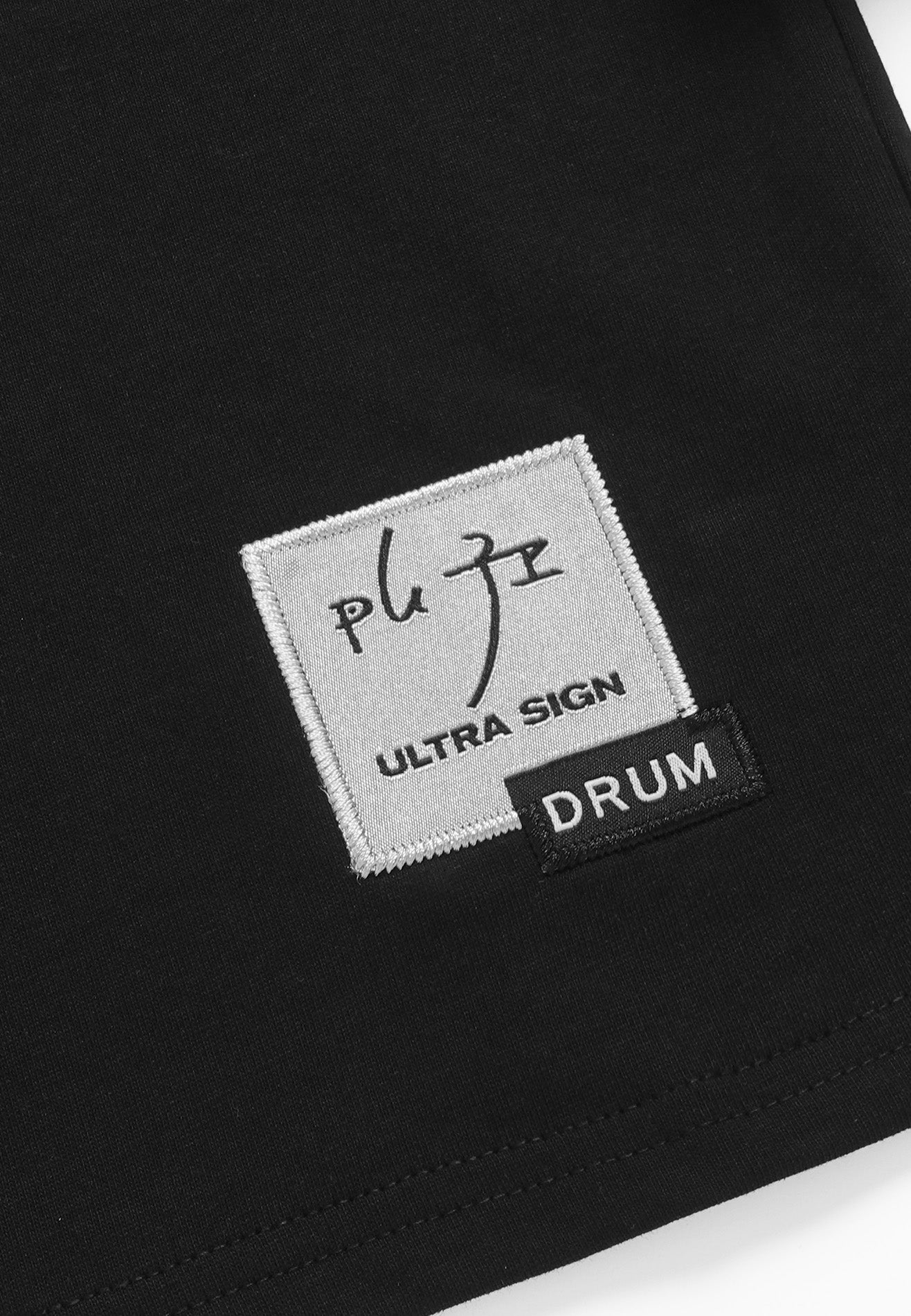 DRUM | ULTRAMAN Women Embroidery Polo Top- Black