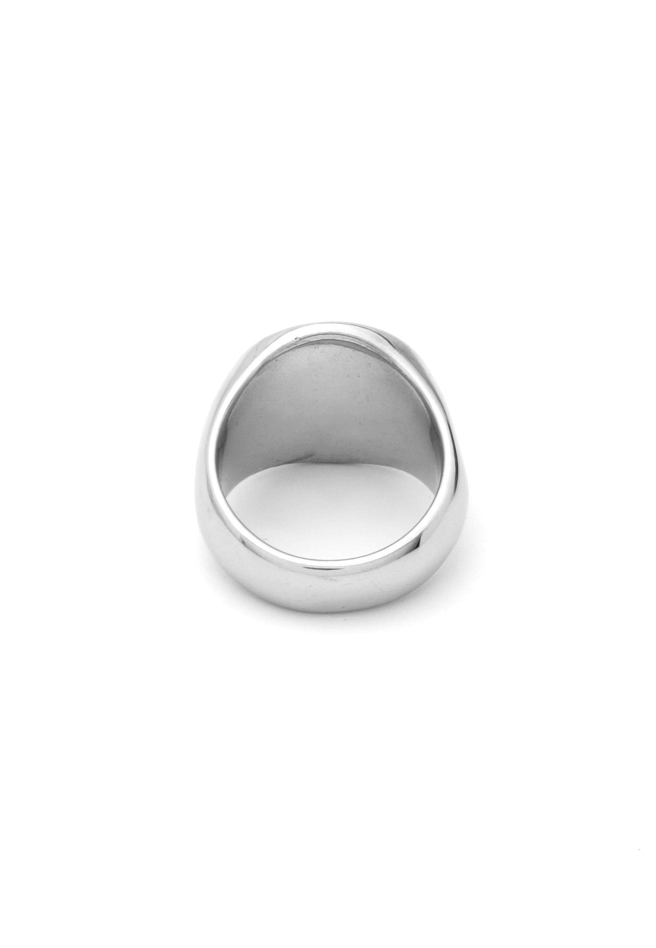 Vintage Interlock Stainless Steel Ring