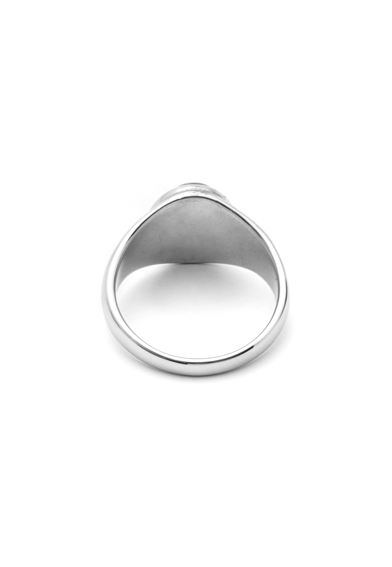 Brown Stone Stainless Steel Ring
