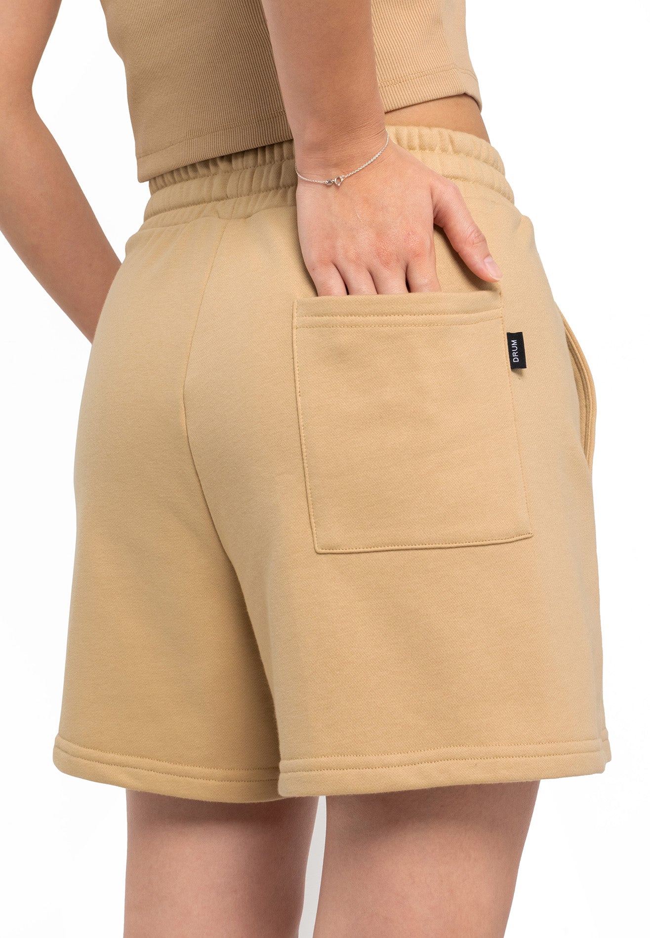 SELECT Women Comfy Jogger Short Sweatpants - Khaki