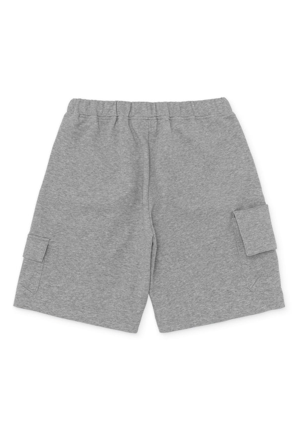 DRUM SELECT Drawstring Pocket Shorts- Grey