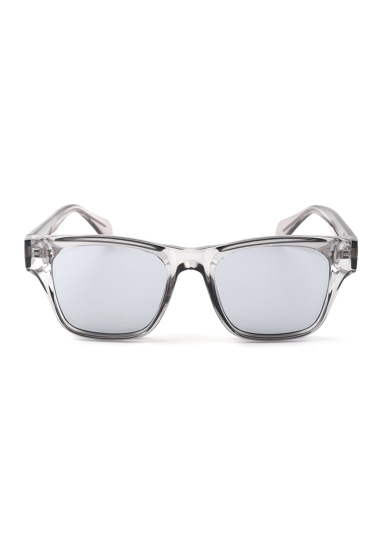 DRUM Unisex Wayfarer Sunglasses- Transparent