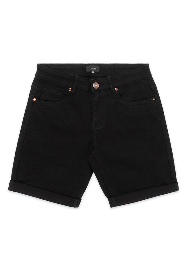 DRUM Denim Shorts Jeans- Black