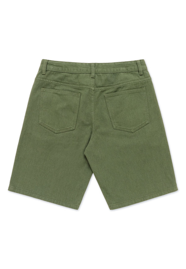 DRUM Classic Short Jeans- Green