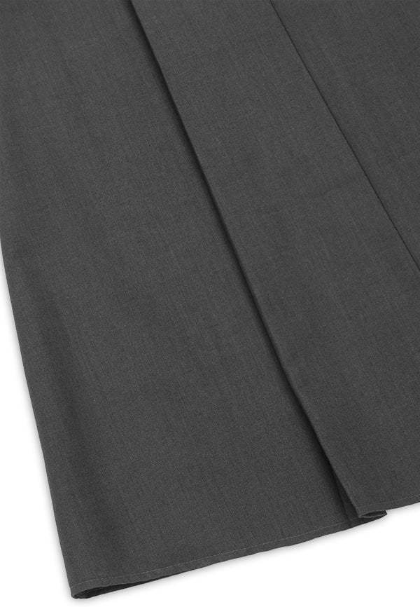 Classic A line Maxi Skirt- Grey